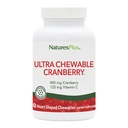NaturesPlus Ultra näritav Jõhvikas - 90 Love Berries tabletid - edendab kuseteede tervist - mitte-GMO, gluteenivaba - 45 serveerimist
