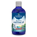 Põhjamaised looduslikud Arktika tursamaksaõli, maasikas - 8 oz - 1060 mg kokku Omega-3s EPA & DHA - südame ja aju tervis, tervislik immuunsus, üldine heaolu - mitte-GMO - 48 Servings