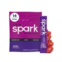 AdvoCare Spark Vitamiin & Aminohappe lisand - Fookus & energiajoogi pulber Segu A-, B-6, C & E-vitamiiniga - Sisaldab ka L-karnitiini & L-türosiini - Viinamarjad, 14 kleeppakendit