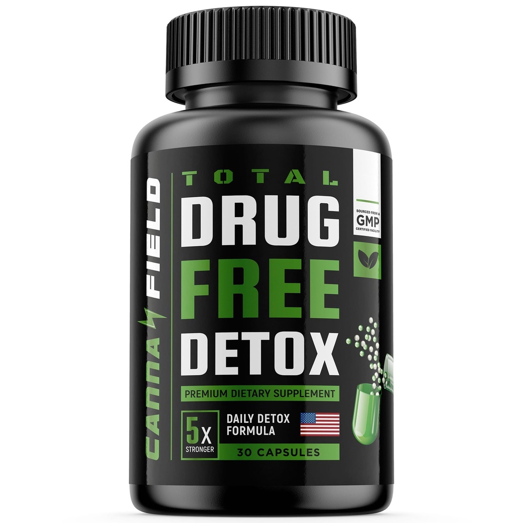 Detox ja maksa puhastamine - USA Made - 5-päevased looduslikud toksiinid Eemaldage - parimad pillid läbida test - Premium Detox Supplement - 30 kapslit