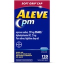 Aleve PM Sleep Aid Plus Pain Reliever Caplets, Naproxen Naproxen Naatrium & Difenhüdramiin HCl, Öösel, 120 Count