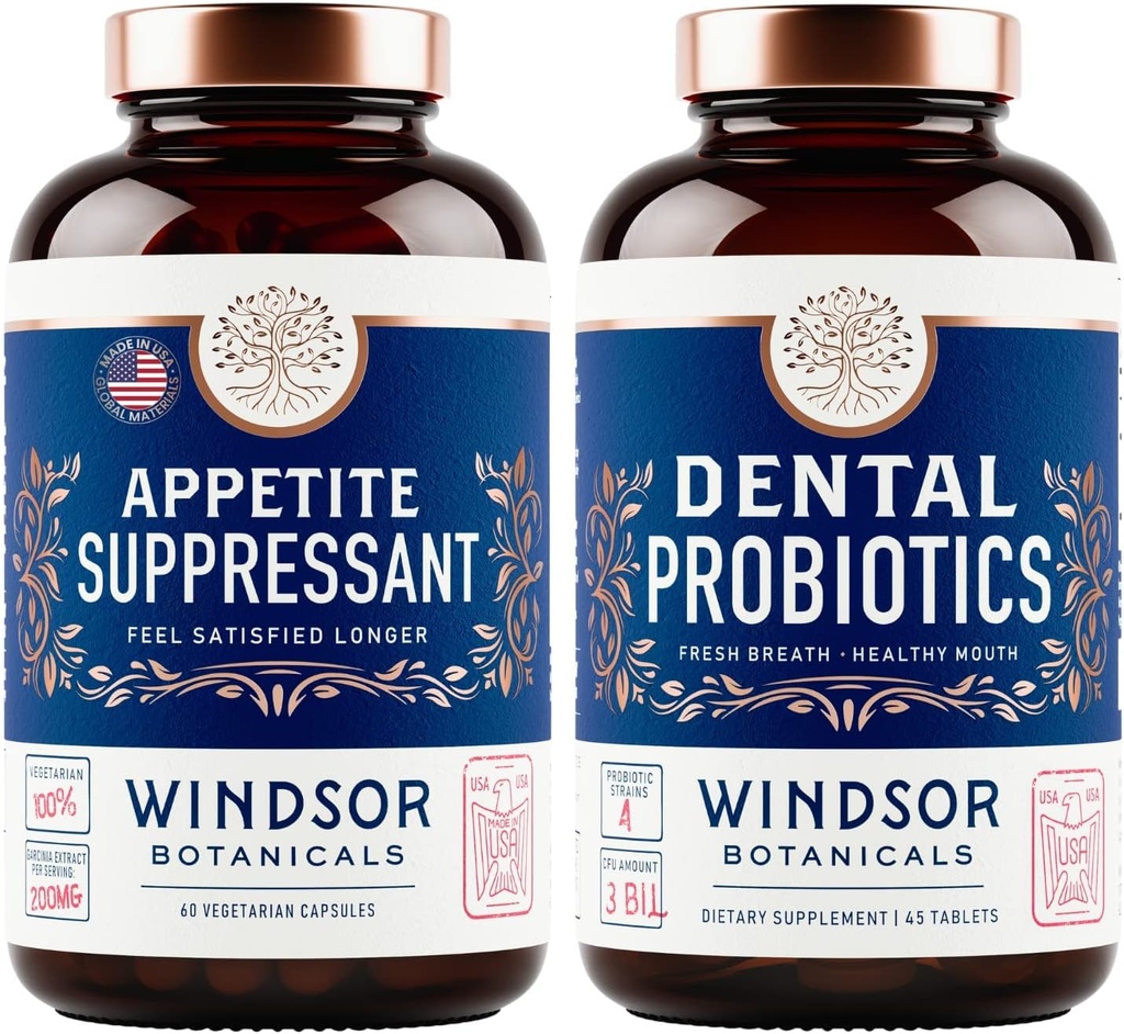 WINDSOR BOTANICALS isu vähendavaid kaalulangus ja hambaprobiootikumid halb hingeõhk komplekti
