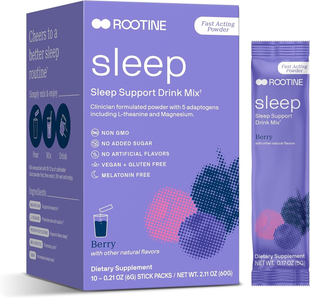 Sleep Supplement, Melatoniinivaba Magneesium Calm Pulber, GABA, L-Theanine, Myo-inositol, Calm Sleep Drink Mix, mis aitab lõõgastuda, Unepulber, Magneesium Pulber magada, Super Rahulik Jook Mix 24pk