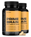Nootrix Prime Brain Nootropic Supplement | Toetab mälu, vaimset keskendumist, kognitiivset tervist ja energiat | Edendab tervislikku meeleolu ja ajufunktsiooni | Ginkgo Biloba, Lõvi Mane & L Theanine | 180 kapslit