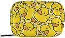 Pill Box Yellow Duck Cartoon 7 päeva Pill Case Travel Pill Korraldaja kott koos Zipper Portable Weekly Vitamin Medicine Supplement Hoidja kott