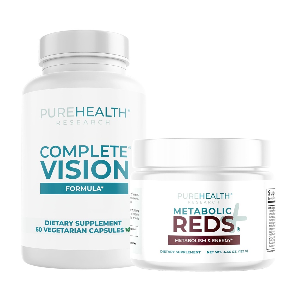 PUREHEALTH RESEARCH Complete Vision Formula & Metabolic Reds