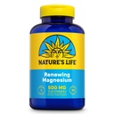 Looduse elu uuenemine Magneesium 500 mg - pluss vitamiin B-6 - lihaste ja närvide tugi - Lab Verified (180 Servings, 180 VegCaps)