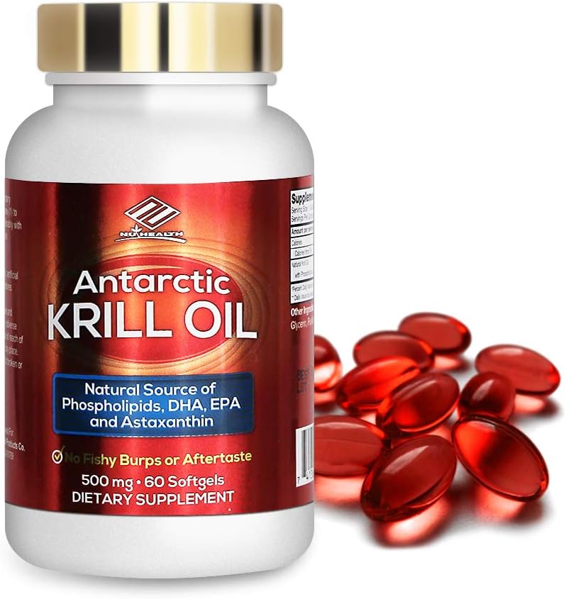 Antarktika krillõli toidulisand (500 mg, 60 Softgels)