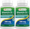 Parimad looduslikud B1-vitamiin kui tiamiinmononitraat 500 mg tabletid (120 loend (2. pakend))