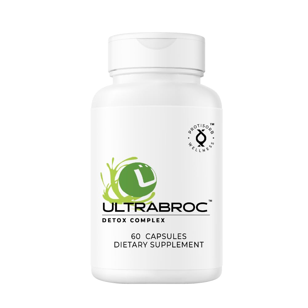 UltraCur Detoxification Supplement | Brokkoli Seed Extract & Protisorb Kurkumiin, Sulforaphane Glükoraphaniin, Maksatoetus, Antioksüdant täiendus, Kiire imendumine | 60 Veg Kapslid