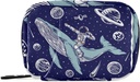 Galaxy Vaala Astronaut Pill Box 7 päeva Pill Case Travel Pill Korraldaja kott Zipper Portable Weekly Case Kompaktne suurus Vitamiini täienduse hoidja