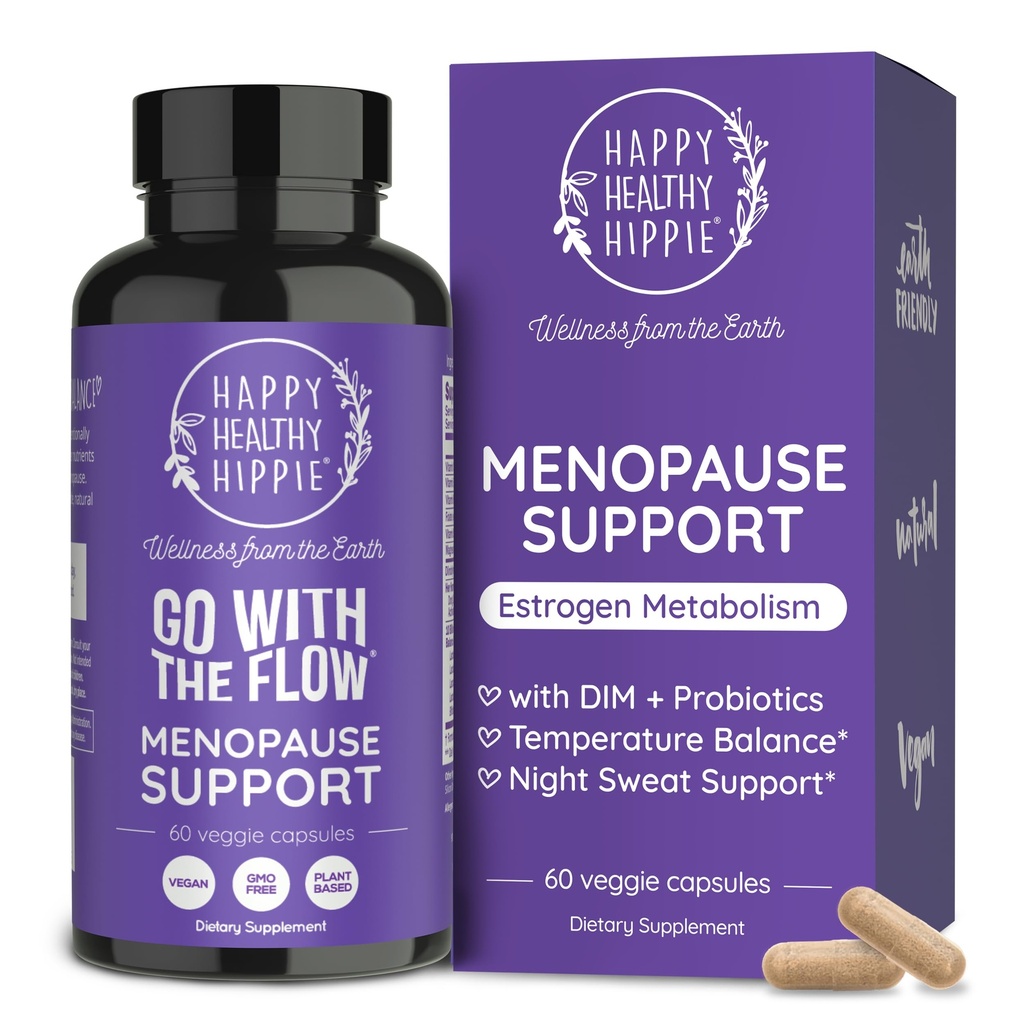 Menopausi täiendused naistele - DIM-i täiendus + probiootikumid | östrogeeni metabolismi ja hormoonide tasakaalu toetus | Perimenopausi leevendus | Kuumad vilgud, meeleolu kiiged ja öised higised | Dong Quai | 60 Ct