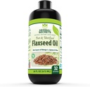 Taimsed saladused Orgaaniline linaseemneõli lisand | 16 Fl. Oz. (473 ml) | Mitte-GMO| valmistatud USAs