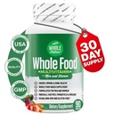 Terve toit Multivitamiin meestele ja naistele Täielik igapäevane supertoit Vitamiinid Plus mineraalid Seedeensüümid, probiootikumid ja omegas. Taimne multivitamiin, mitte GMO (1)