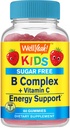 Well yeah Kids B-vitamiini kompleks suhkruvabad kummid | C-vitamiini, foolhappega | immuunsus ja energiatoetus | Maasikamaitse | 60 krahv
