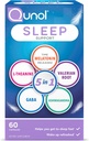 Qunol Sleep Support, 5 in 1 Non-Habit Forming Sleep Aid, täiendus koos ajaga vabastatud melatoniin 5mg, Ashwagandha, GABA, Valerian Root, L-Theanine, 60ct kapslid