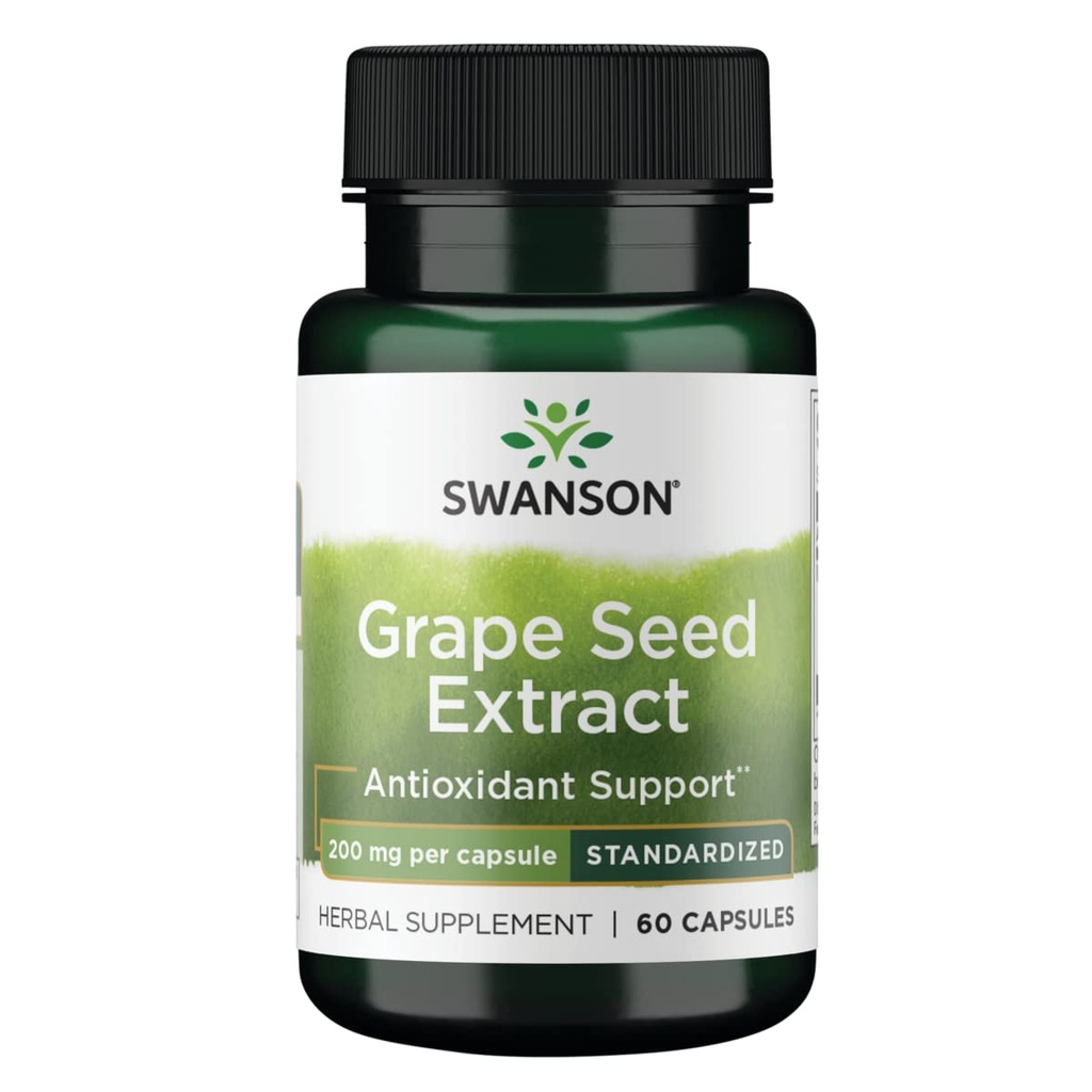 Swanson HI Pot Viinamarjaseemned EXT STD 200MG 60CP