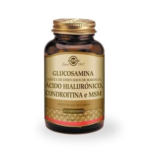 Solgar Triple Strength Glükosamiin Chondroitin MSM, 60 tabletti - edendab tervislikke liigeseid, toetab mugavat liikumist - karpide vaba - gluteenivaba, piimavaba - 30 serveerimist