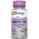 SOLARAY Garanteeritud potentsi Green Tee Leaf ekstrakt Kahekordne tugevus, Veg Cap (Btl-Plastic) 500mg | 30ct