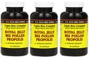 Y.S. Eco Bee Farms, (3 Pack) Royal Jelly, Bee Pollen, Propolis, Plus Korea ženšenn, 90 kapslit