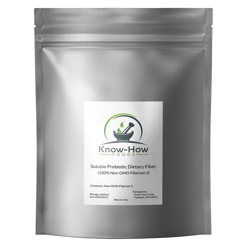 Prebiotic Dietary Fiber (Non-GMO) - Made with 100% Fibersol-2 (5 lb)