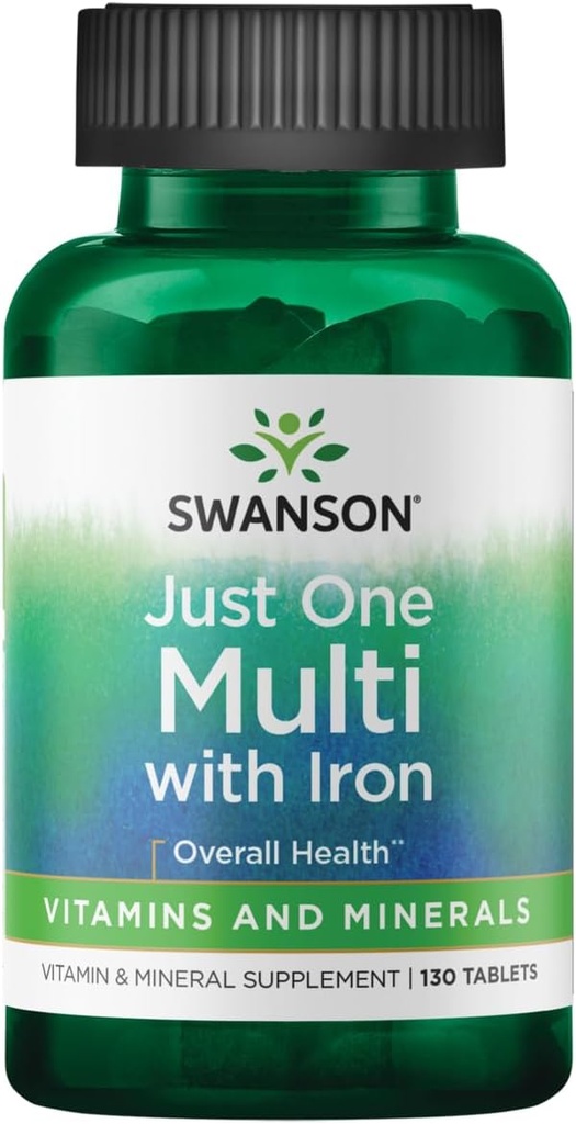 Swanson Century Formula Multivitamiinid Raud 130 Tabs