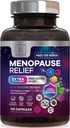 Menopausi toidulisandid naistele, kellel on Dong Quai, Chaste Berry, Black Cohosh, 8 miljardit CFU Probiootikumid - Hot Flash Night Sweats & Menopause Relief Probiootikumid Vaginaalne, Seedetrakti Tervis - 120 kapslit
