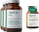 ALGAECAL Plus Bundle - tasuta 4-in-1 D3-vitamiini täielik ja punane vetikate kaltsium koos 16 luutoiteelemendiga, mis on kliiniliselt toetatud luu tiheduse ja immuunsüsteemi suurendamiseks