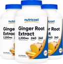 Nutricost Ingveri juure ekstrakt 550mg, 240 kapslit (3 pudelit)
