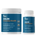 Dr Tobias Colon 14 päeva puhastamine ja Colon igapäevane tervis, täiustatud soolestiku puhastamine Detox & igapäevane seedetrakti tugi koos Psyllium Husk Fiber Powder, Seedetrakti Wellness Bundle, Non-GMO