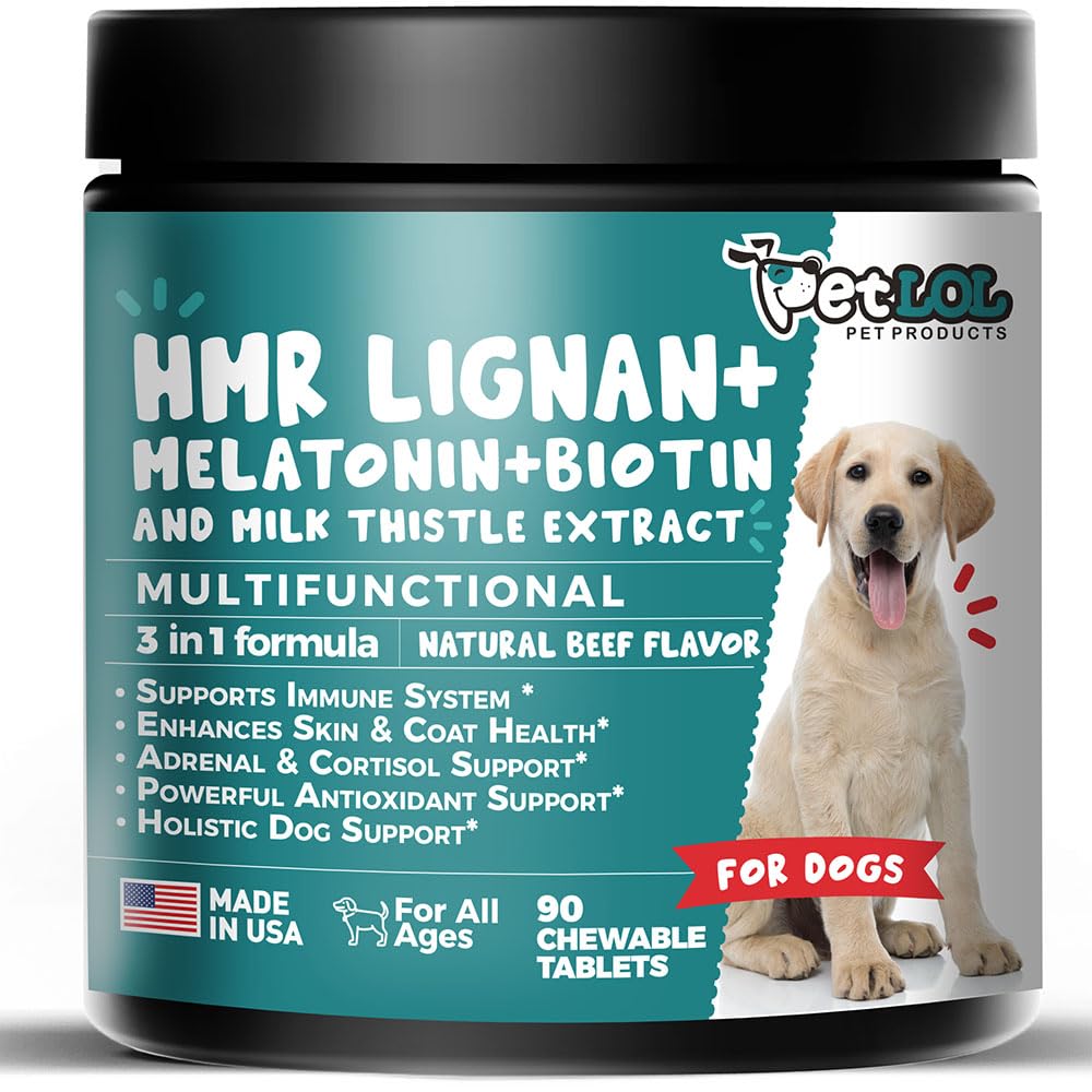 HMR Lignan, Melatonin, Biotin & Milk Thistle Complex for Dogs