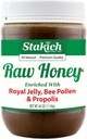 Stakich Royal Jelly, Bee Pollen, Propolis Toores Honey - Puhas, töötlemata, kuumutamata - 40 Ounce
