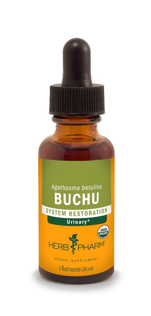 Herb Pharm Certified Organic Buchu Liquid Extract for Uriinisüsteemi tugi, 1 Fl Oz