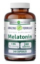 Hämmastav valem Melatoniini lisand | 5 Mg Serving | 240 kapslit | Mitte-GMO | Gluteenivaba | Valmistatud USAs