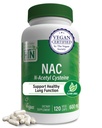 Health Thru Nutrition NAC N-atsetüül-tsüsteiin 600mg 120 kapslit | Vegan Certified | Puhtaim NAC-i lisand | toetab tervislikke kopsu maksafunktsioone ja rakutervist | Mitte-GMO soja & gluteenivaba