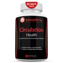 Vere tsirkulatsioon Tervise täiendus Vein Health & Artery Health - L-arginiin, Ingveri juur, Hawthorn & Diosmini südame-veresoonkonna täiendus - Natural Circulation Supplements - 90 kapslit Neonutrix