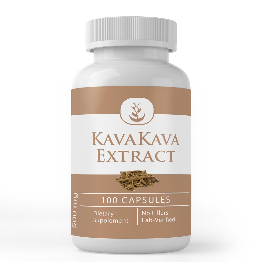 PUHASED ORIGINAALSED KOOSTISOSAD Kava Extract, (100 kapslit), ei sisalda lisaaineid ega täiteaineid, Lab Kontrollitud