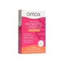 Omax Health Prebiootikumid ja probiootikumid Kompleks naistele, pH tasakaal, Vag Tervis, Kuseteede, Pärm ja BV Ennetamine, Lactobacillus & Bifidobacterium | Vegan, Orgaaniline, Gluteenivaba | 30 Vege-kapslid