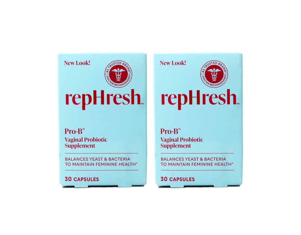 RepHresh Pro-B vaginaalne probiootikum, 30 kapslit, 2 pakendis