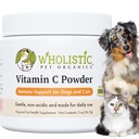 Wholistic Pet Organics Pure Ester-C pulber koertele - 2 Oz - Tervislik alternatiiv koerte allergia näridele - C-vitamiini lisand koerte allergia leevendamiseks, immuuntoetus, Itch Relief koertele - valmistatud USAs