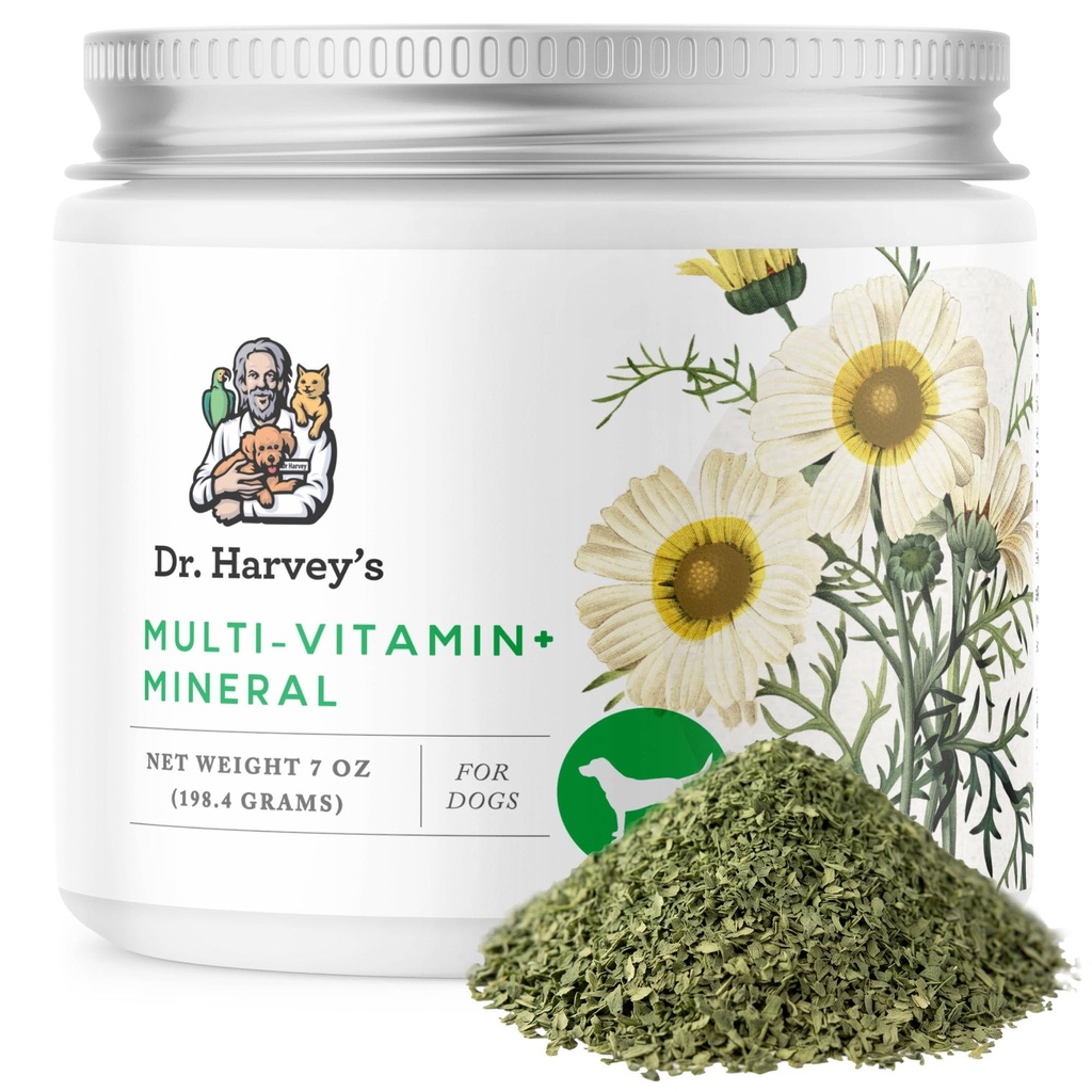 Dr Harvey taimsed multivitamiinid ja mineraalsed toidulisandid koertele (7 Ounces)