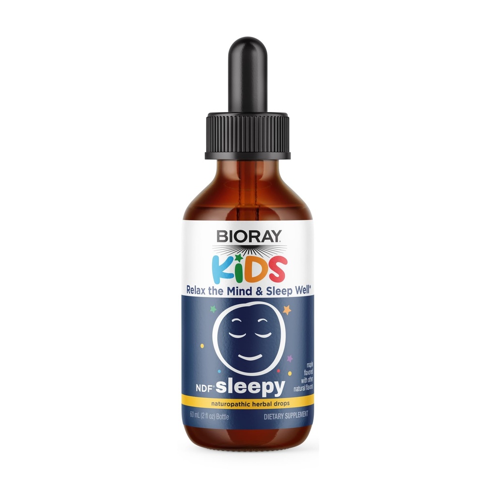 BIORAY Kids NDF, Maple - 2 fl oz - läbi öö - mitte-GMO, vegan, gluteenivaba - 1-2 kuu pakkumine