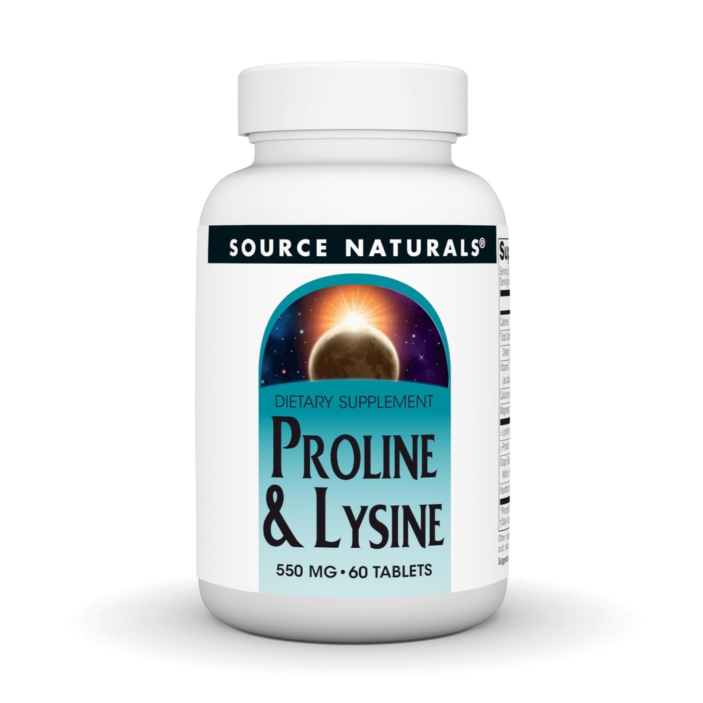 L-proliin ja L-lüsiin, 550mg - 60 tabletti