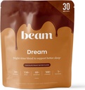 Beam Dream Sleep Powder, L-Theanine, Apigenin, Reishi ja Magneesium, kolmanda osapoole testitud looduslik uneabi ja unelisa sügavaks uneks, lõõgastumiseks ja taastumiseks, loomulik unetoetus, 30 serveerimist