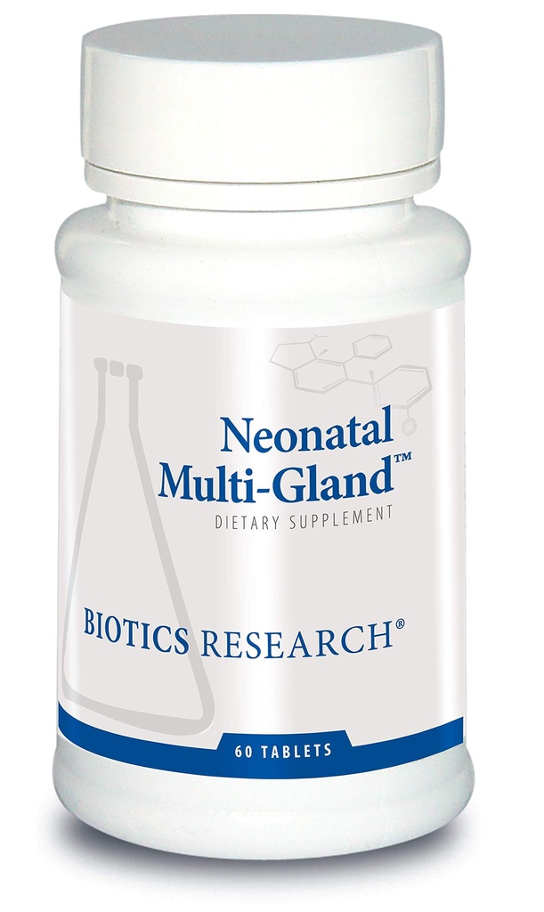 Biotics Research Neonatal Multi-GlandTM Mixed Organs and Glandular Concentrates, Broad Spectrum Therapy, Põrn, Süda, Pankreas, Neerud, Aju Maks, Neerupealised, Tümus, Ajuripats või Hüpotalamus 60 Tabs