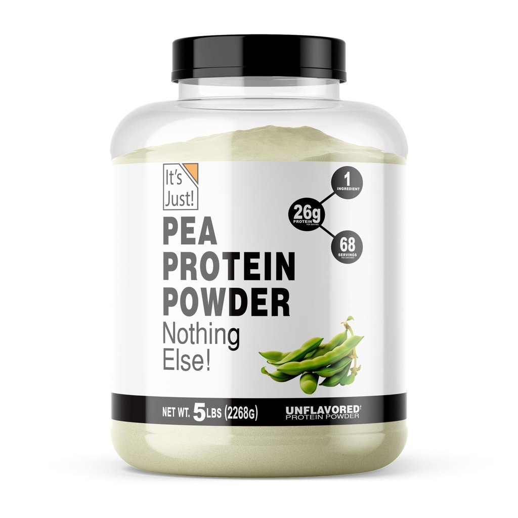 See on lihtsalt! 100% herneproteiin, Vegan Plant Based, Kasvatatud Kanadas, Premium Quality, sile tekstuur, Gluteenivaba, Keto Sõbralik (5 naela, maitsestamata)