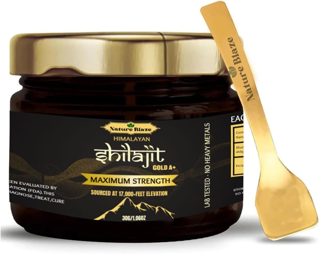Puhas looduslik Himaalaja Shilajit vaik meestele ja naistele energia suurendamiseks ja immuunsuse toetamiseks (30Gm/1,0 Ounce)