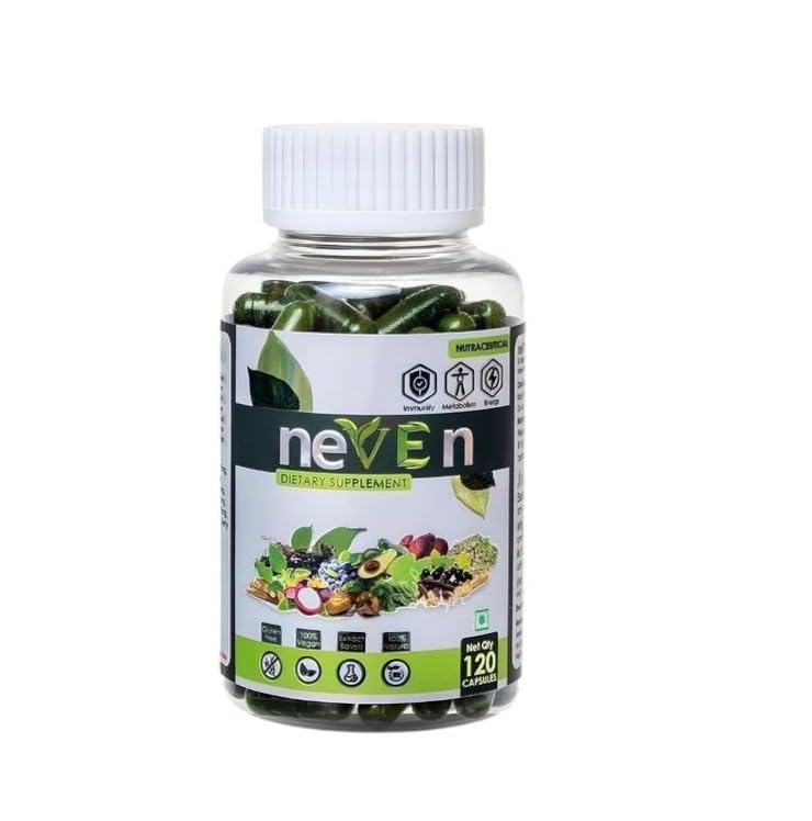 NeuOne Neven Dietary supplement an Ayurvedic properietary medicine power of18 ingredients 120 capsules