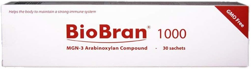 BioBran MGN-3 - Äärmiselt tõhus immuunsüsteemi tugevdaja, alates Riisiklii purustamisest koos ensüümidega Shitake Seenest (1000 mg, 30 kotikest), valmistatud Jaapanis, tasuta DHL Express Shipping Worldwide