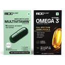 Ace Blend Vegan Omega 3 + Multivitamin Combo for Men